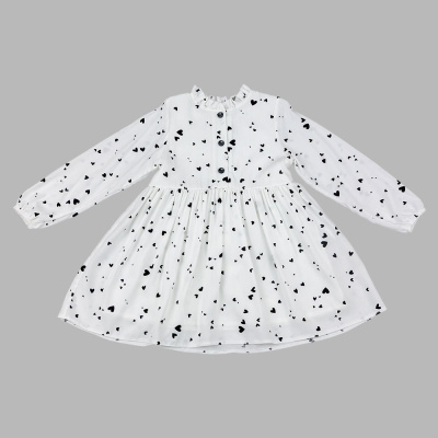 Платье Сердечки Чуди Кидс 604625Ц2-1 молочный 01